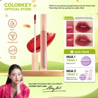 Son COLORKEY Watery Tint Bền Màu Lâu Trôi, Không Dính Cốc, Siêu Mịn Môi 1.8g