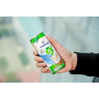 Sữa Dừa Vietcoco nguyên vị 240ml - sữa thực vật tốt cho người ăn kiêng