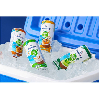 Sữa Dừa Vietcoco nguyên vị 240ml - sữa thực vật tốt cho người ăn kiêng