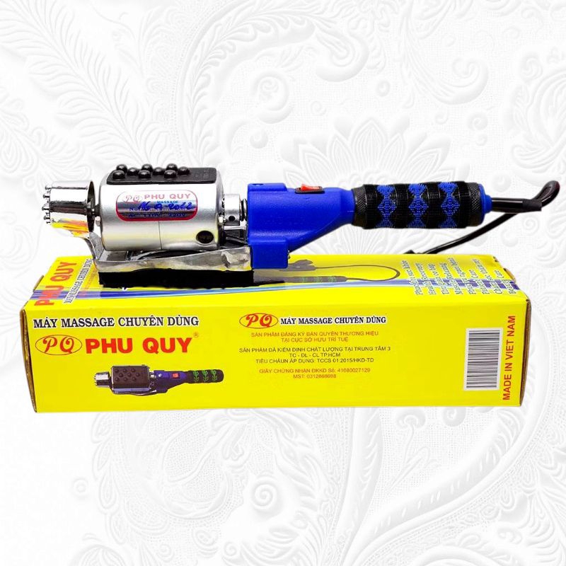 Máy Massage Cầm Tay Phú Quý - Máy Massage Mini (Khuyến mãi 1 bộ than)