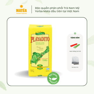 [DATE 30/12/2025] Trà Nam Mỹ Yerba Mate Playadito Tradicional dòng truyền thống màu Vàng 500gr Tặng kẹp trà & túi lọc