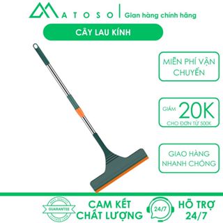 Cây Lau Kính, Gạt Chùi Kính Đa Năng 2 Đầu Trong 1, Cán Tăng Giảm Chiều Dài Siêu Tiện Lợi Đa Năng