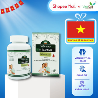 Viên cao dây thìa canh Kingkao hộp 120 viên hạ đường huyết an toàn, ổn định