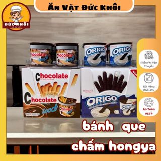  Bánh Que Đũa Chấm Sữa Socola THƠM NGON - Bánh Quy Ruvask Bánh Quy Que Chấm Sốt Kem Sữa ORIGO THÙNG 480g 12 HỘP 
