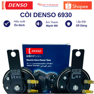  Cặp còi sên DENSO chính hãng dành cho ô tô hai giắc không dây  mã JK2720006930 