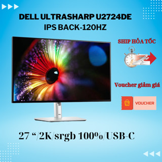 Màn Hình Dell UltraSharp U2724DE (27.0 inch - 2K - IPS - 120Hz - 5ms - USB TypeC 90W)