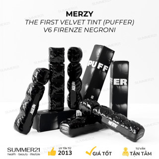 Son kem lì MERZY V6 FIRENZE NEGRON THE FIRST VELVET TINT (PUFFER) (VỎ ĐEN)
