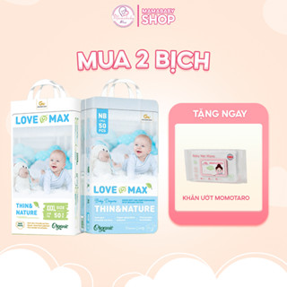 [Combo 2 Bịch] Bỉm Tã Love Max Tặng Quà, Bỉm Quần / Dán Mềm Mại Chống Hăm Full Size