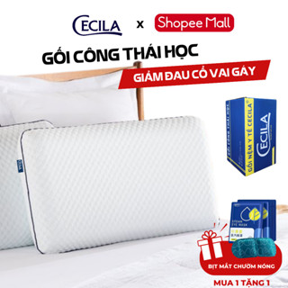 Gối công thái học Cecila thiết kế công thái học chống đau cổ vai gáy, chống ngáy, hỗ trợ ngủ nhanh
