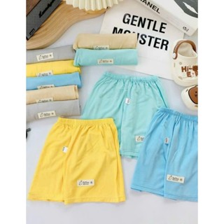 Combo 5 quần đùi chục thun lạnh màu dễ thương cho bé trai, bé gái từ sơ sinh đến 13kg