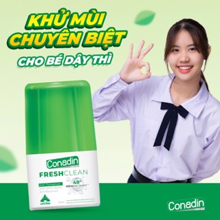 Lăn nách Conadin cho bé dậy thì ngăn tiết mồ hôi, khử mùi chuyên sâu kéo dài 5 ngày cho cả nam và nữ