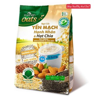 [DATE MỚI] Bột Ngũ Cốc Yến Mạch Hạnh Nhân Hạt Chia Xuân An Gói 400gr - Giảm Giá Ko Tặng KM
