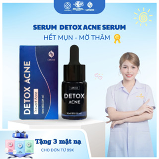 Serum mụn LURCINN cho da dầu chống tái mụn phục hồi da kiềm dầu ngừa mụn Prevent Acne Detox 10ml