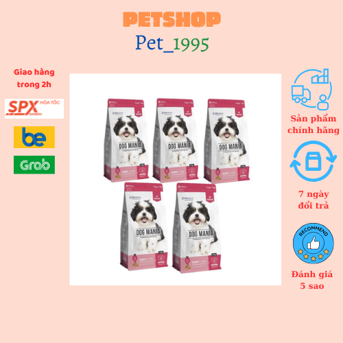 [1KG] THỨC ĂN HẠT CHO CHÓ NHỎ DOG MANIA PUPPY-HẤP THU TỐT-XƯƠNG KHỎE