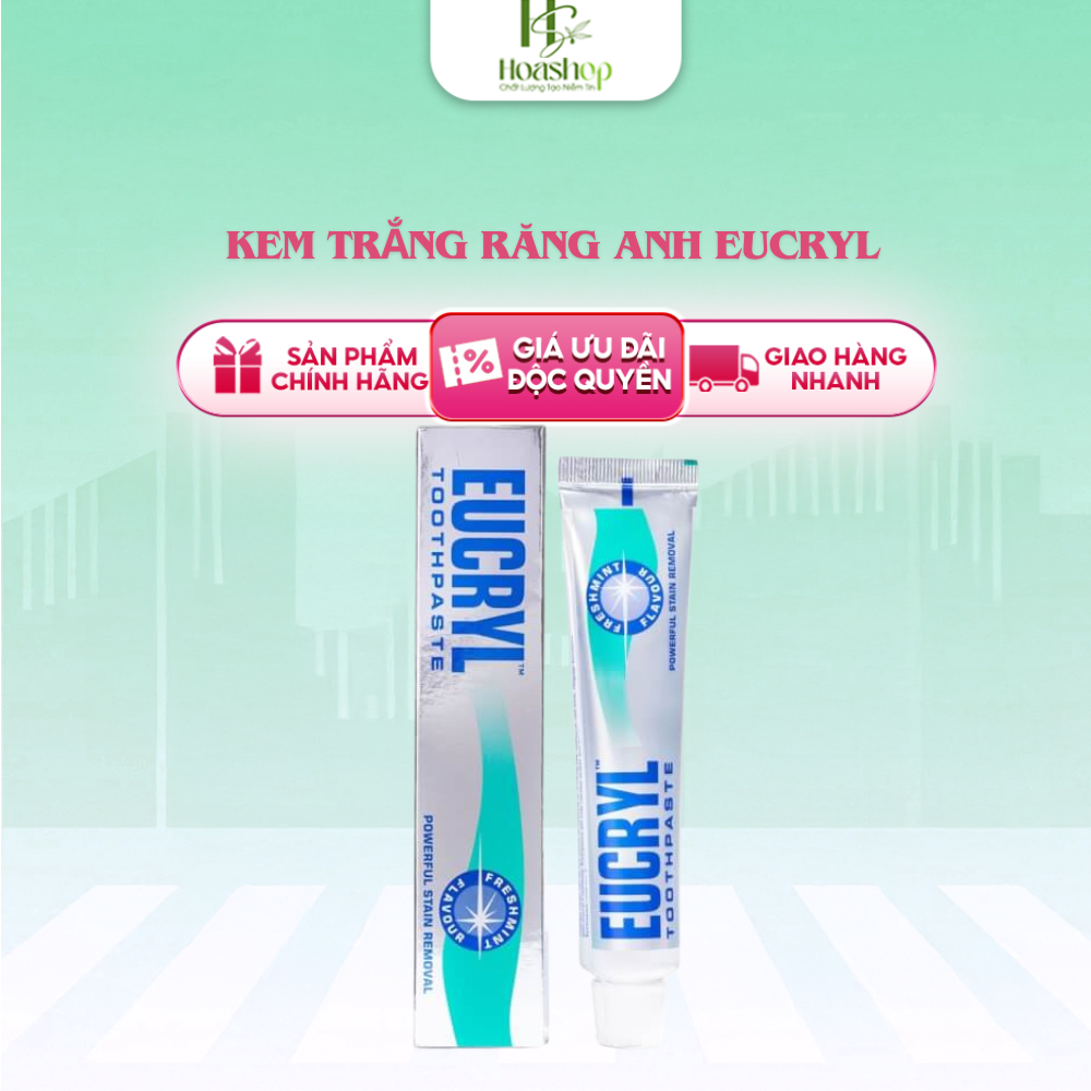 Kem trắng răng Anh Eucryl