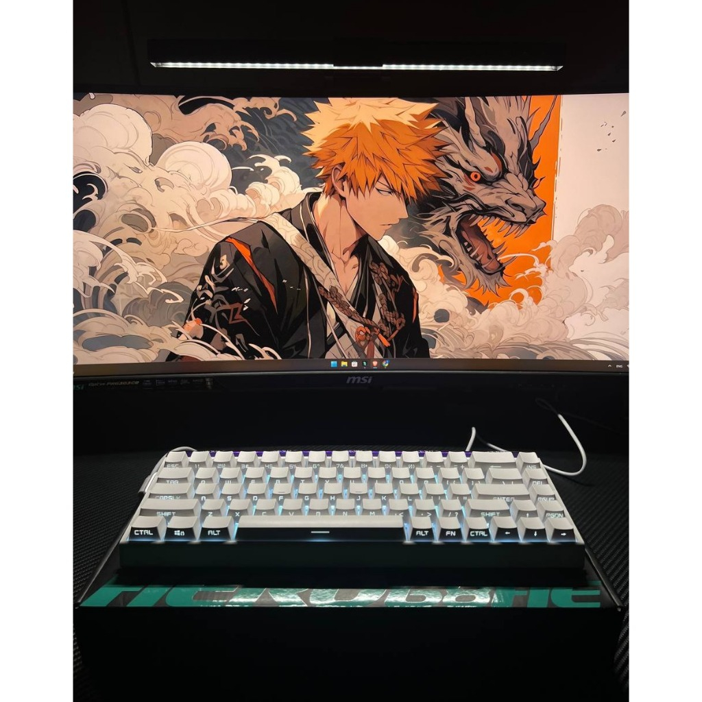 Bàn phím cơ Aula Hero68 HE - Bàn phím cắm dây, Led RGB, Hotswap, Keycap PBT | BigBuy360 - bigbuy360.vn