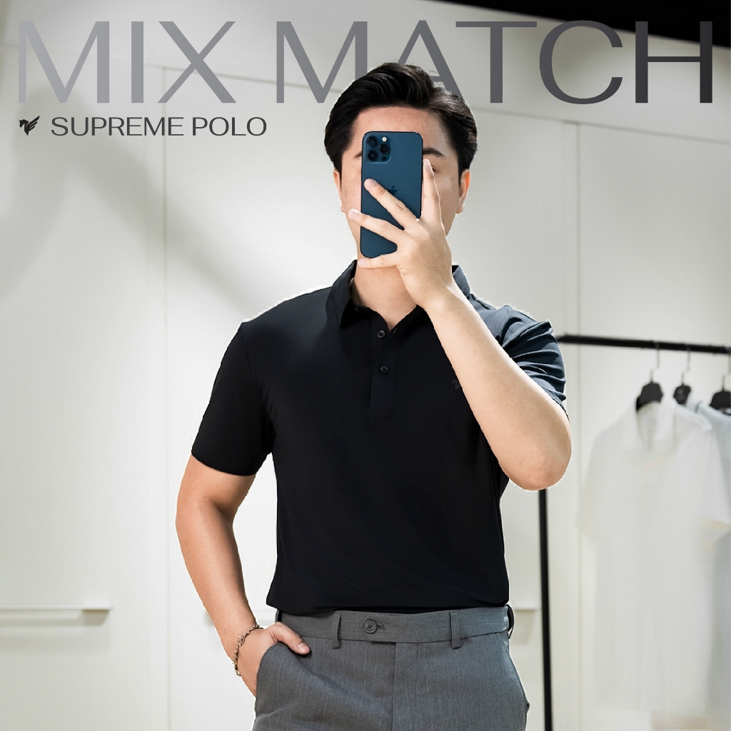 Áo polo nam TORANO SUPREME POLO không đường may, công nghệ ép nhiệt cao cấp, form chuẩn, phong cách nam tính GSTP044 | BigBuy360 - bigbuy360.vn