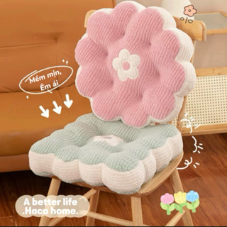 Đệm Ghế Dày Hình Bánh Quy, Nệm Lót Sàn Mềm Mịn Dễ Thương Đệm Văn Phòng Chất Nỉ Nhung