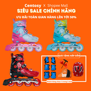 Giày Patin Trẻ Em Cao Cấp [Centosy] Cougar 333 Full Bánh Đèn - Có Form Chắc Chắn, Phanh An Toàn
