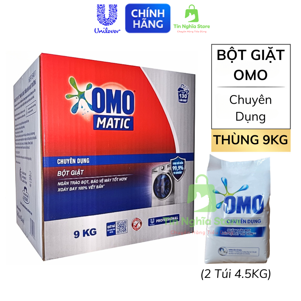 Bột Giặt OMO Matic Chuyên Dụng 9KG