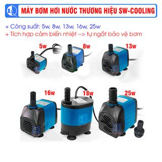 Máy Bơm Quạt Điều Hòa Hơi Nước SW-Cooling 5W 8W 13W 16W 18W 25W Tích Hợp Rơ Le Tự Ngắt