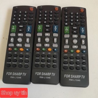 Remote điều khiển tivi sharp các loại RM-L1346, RM-L1046, RM-L1238. Bảo hành 12 tháng.