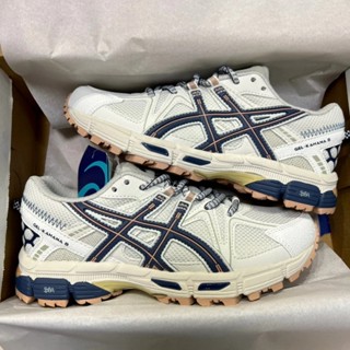 Giày Thể Thao Bóng Rổ, Pickleball  ASICS Gel_Kahana 8 Giày Sneaker Nam Nữ White Blue Cao Cấp Thoáng Khí Full Sz 36-44