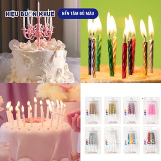 10 Hộp Nến Tăm Trang Trí Bánh Kem, Nến Sinh Nhật [Hộp 10 Cây]