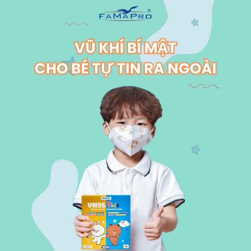 50 HỘP KHẨU TRANG N95 CHO BÉ YÊU