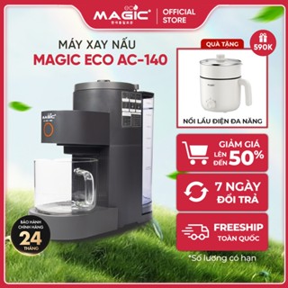 Máy nấu sữa hạt Magic Eco AC-140, 8 chương trình tự nấu, vệ sinh tự động - Hàng chính hãng.
