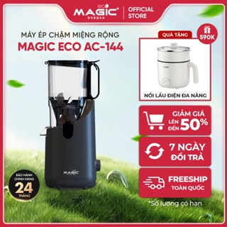 Máy ép chậm miệng rộng Magic Eco AC-144, lưới 3 tầng, 250W, hàng chính hãng.