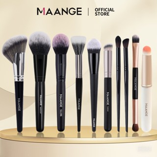 Cọ trang điểm đơn MAANGE cán đen, cọ má hồng, phấn nền, phấn mắt, cọ highlight