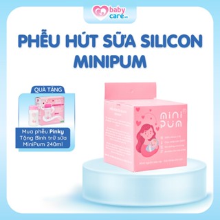 MINIPUM PHỄU KÍCH SỮA QUỐC DÂN , silicone không BPA, mềm mại, êm ái - ỮU ĐÃI LỚN
