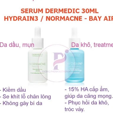 [MUA KÈM DEAL SỐC VỚI GIÁ150K] Tinh chất dưỡng HYDRAIN3 - NORMACNE serum 30ml CẬN DATE