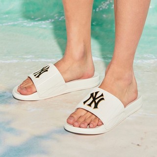 [Chính Hãng] Dép MLB Mound Dia Monogram - Màu Đen - Code: 3ALPAC1 50BKS