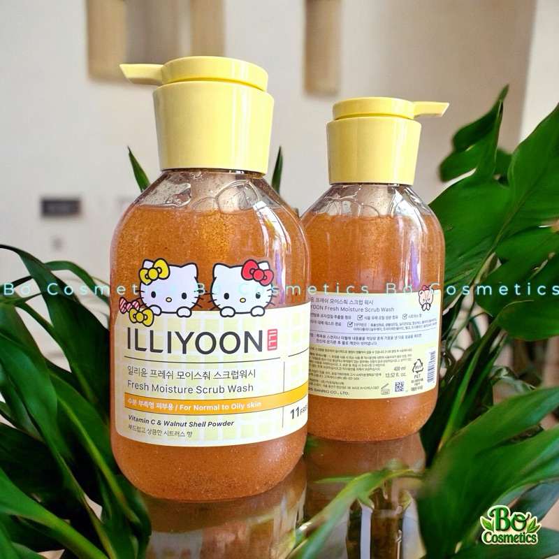 Sữa tắm tẩy tế bào chết ILLIYOON Fresh Moisture Scrub Wash