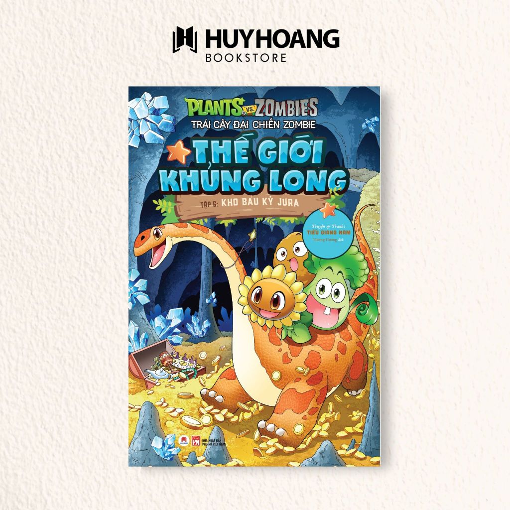 Sách Trái Cây Đại Chiến Zombie - Thế Giới Khủng Long Tập 6: Kho Báu Kỷ Jura, PvZ