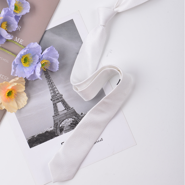 Cà vạt nam - cavat lụa sần bản nhỏ 5cm