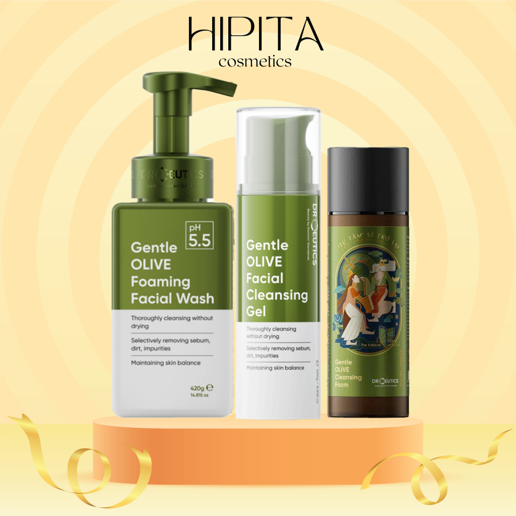 Sữa Rửa Mặt Drceutics Gentle Olive