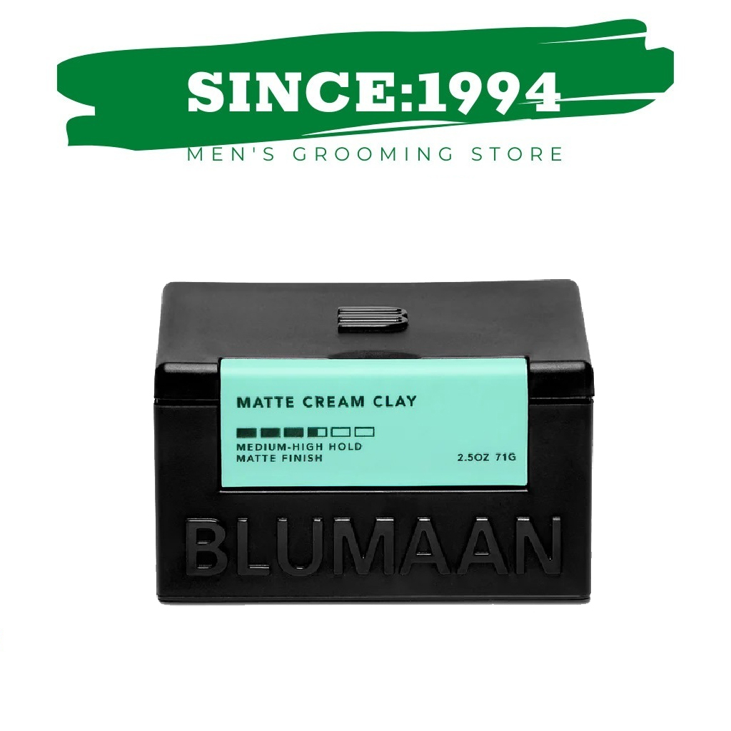 New version | Sáp Vuốt Tóc BluMaan Matte Cream Clay - Full size 71g