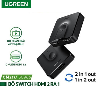 Bộ gộp và chia hdmi 2 chiều ugreen 50966 - hàng chính hãng