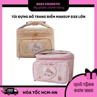 [HỎA TỐC] Túi Đựng Đồ Trang Điểm Makeup Cỡ Lớn Hoạ Tiết Mikko Đáng Yêu Size L Có Khoá Kéo Đa Năng Tiện Lợi Rosy comestic