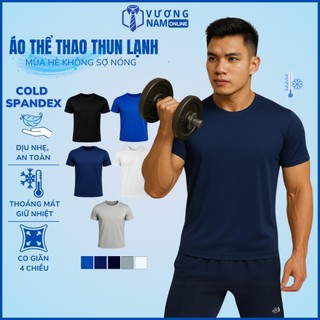  Áo thun nam trơn đồng phục tay ngắn cổ tròn chất thun lạnh hàng xưởng VNO94 