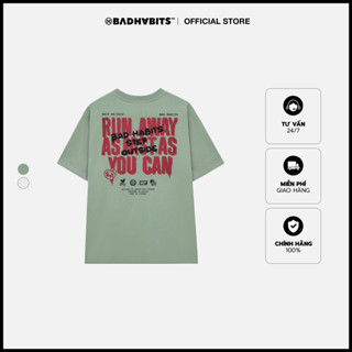 Áo Thun Unisex BAD HABITS RUN TEE 100% Cotton - Local Brand Chính Hãng