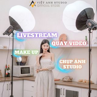 Đèn livestream công suất 400W, quay video xây kênh, chụp ảnh chuyên nghiệp, Bộ đèn Softbox cầu Bediro chiếu sáng studio