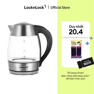 Ấm đun nước dùng điện bằng thủy tinh, thương hiệu Lock&Lock EJK341 1.8L