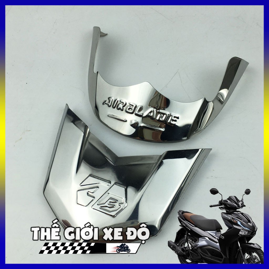 Mỏ dè AB 150 125 cc inox - ốp mũi dè trước sau xe Air Blade 2020 - 2021 - 2022