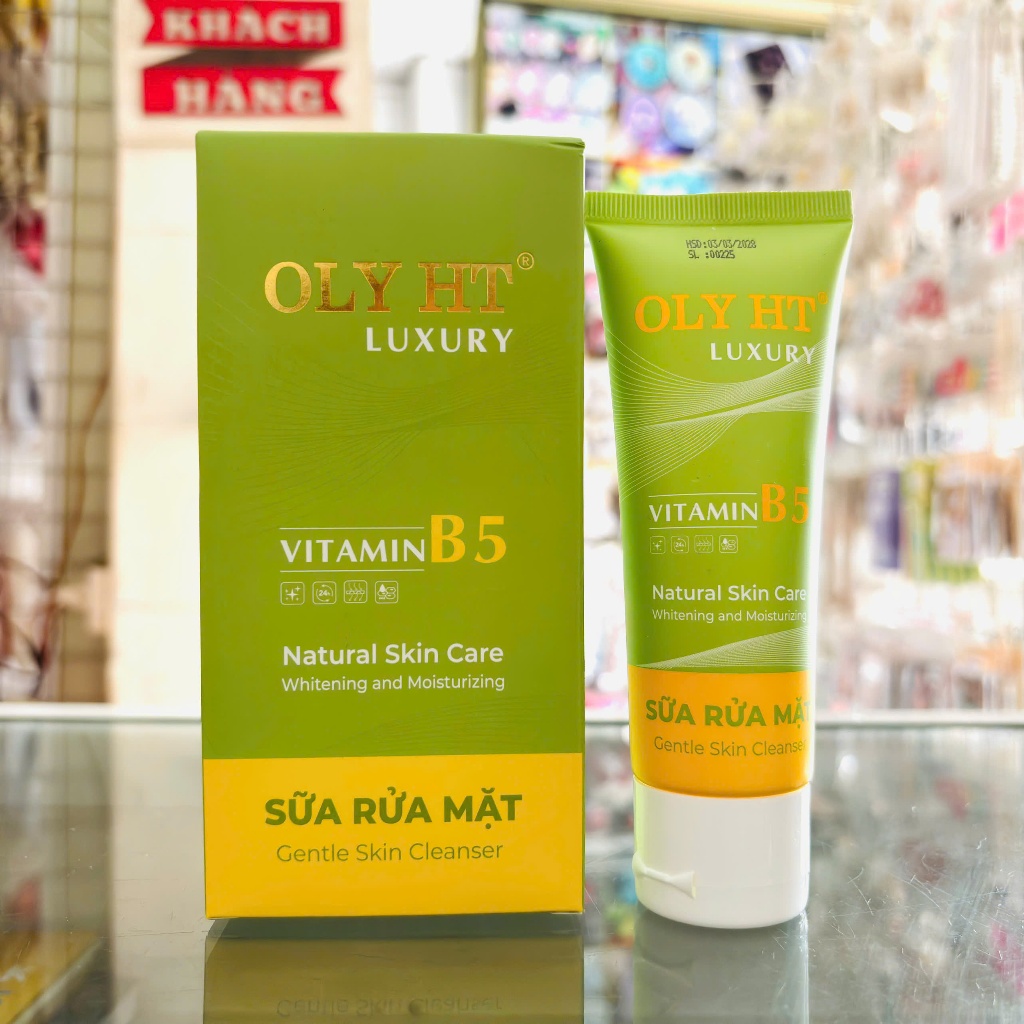 Sữa rửa mặt Vitamin B5 OLY HT Luxury 80g