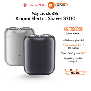 Máy cạo râu điện Xiaomi Electric Shaver S200 Xám/Bạc  - Bảo hành chính hãng 12 tháng