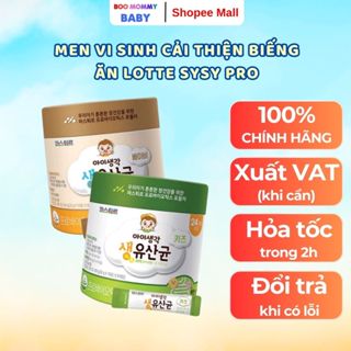  Men Vi Sinh Cải Thiện Biếng Ăn Lotte Sysy Pro - Men Lợi Khuẩn Giúp Cân Bằng Hệ Vi Sinh Đường Ruột Cho Bé Nhập Khẩu Hàn 